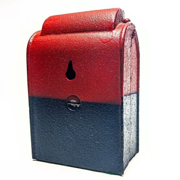 VTG Cast Iron US Post Office Mail Novelty Coin Bank - Picture 3 of 8